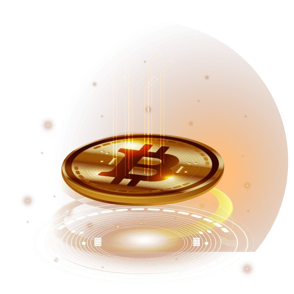 Coin advertising platform illustration