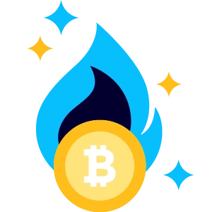 Crypto marketing ads illustration